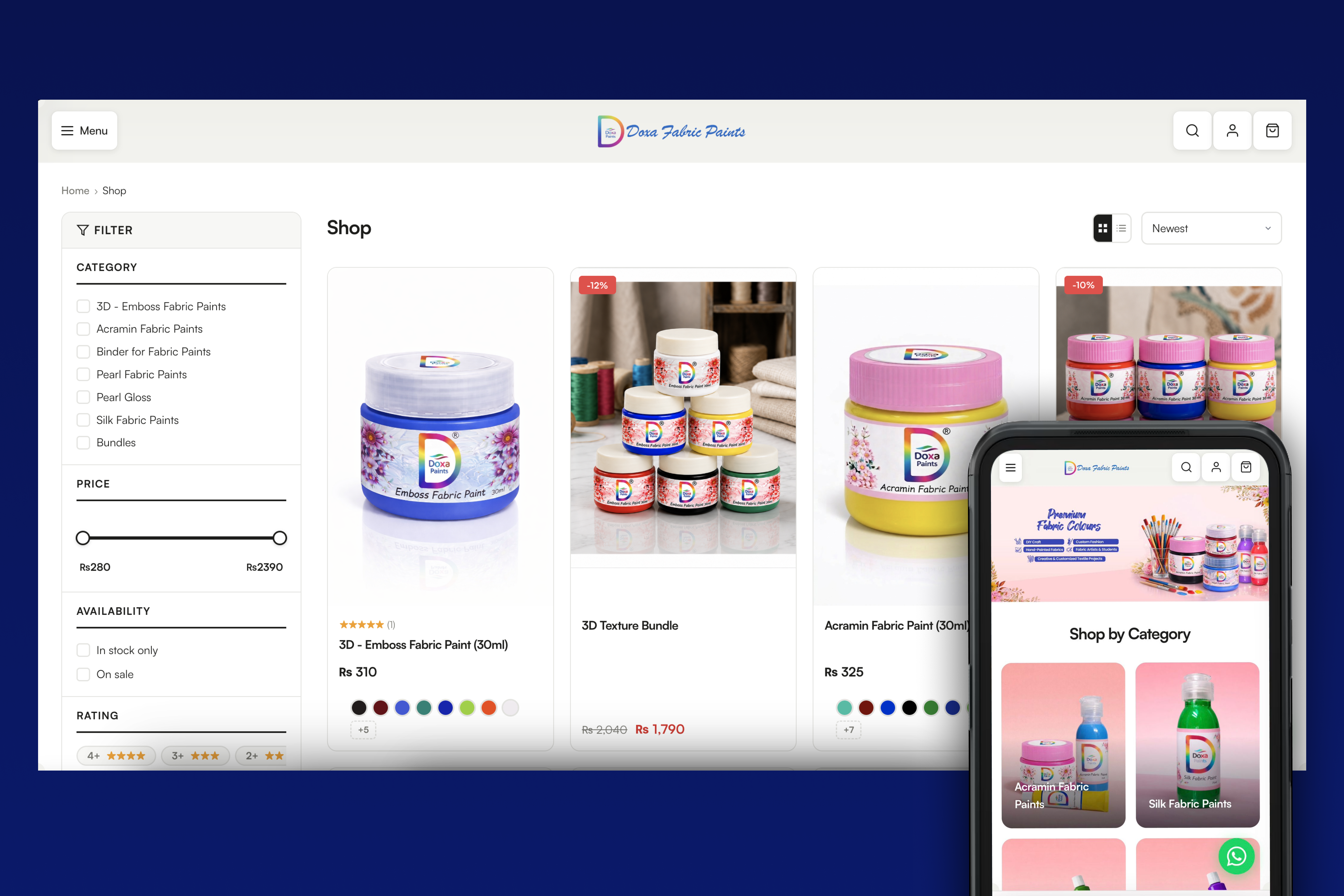 Doxa Fabric Paints case study cover