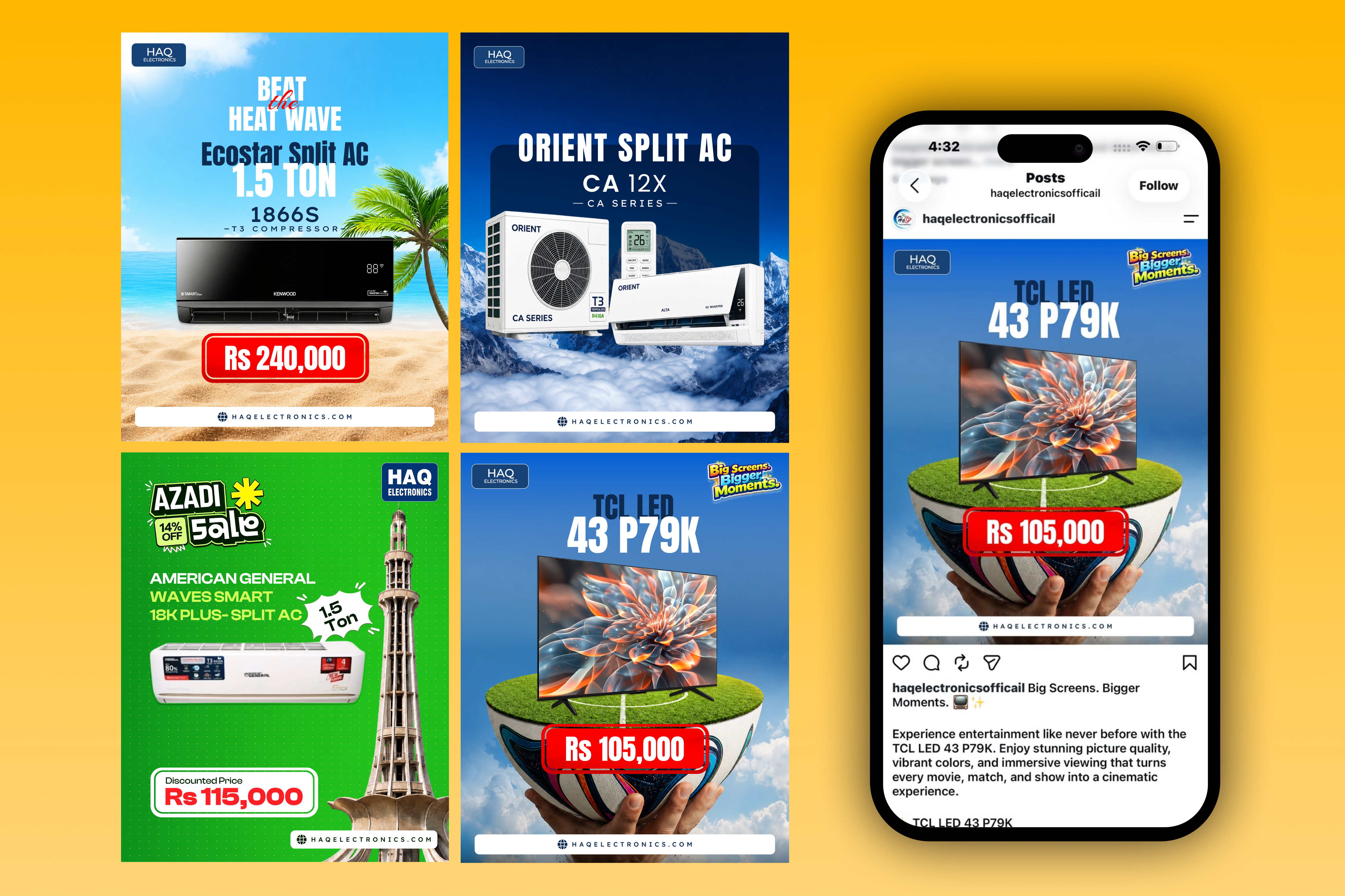 HAQ Electronics — mockup 2